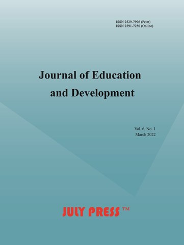  Journal of Education and Development